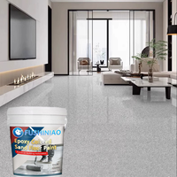 Peinture époxy à base d'eau autonivelante pour sols, effet marbre décoratif, sable coloré, vente en gros par le fabricant