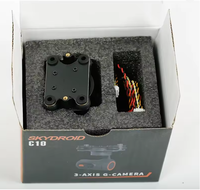 Skydroid C10 Tête stabilisée trois axes 1080P HD avec télécommande H16 Alimentation 7.4-74V Prise de vue stable