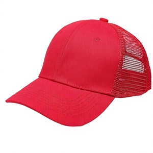 Unisex Trucker Snapback Cap Breathable Mesh Back Adjustable <b>Flat</b> Brim Casual Outdoor <b>Hat</b> - Product Image 2