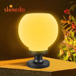 Luminaire solaire d'extérieur en forme <span class=keywords><strong>de</strong></span> boule, <span class=keywords><strong>ampoule</strong></span> <span class=keywords><strong>de</strong></span> porte, idéal pour un jardin ou une clôture - Product Image 1