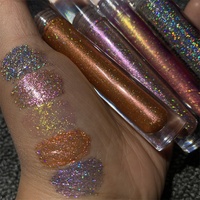 Gloss à lèvres vegan sans cruauté, marque privée, brillant transparent, paillettes roses, nude, logo personnalisé, format voyage, liquide minéral