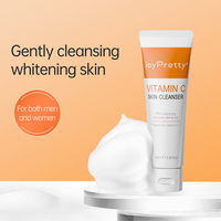 Produit populaire Marque distributeur Crème moussante anti-acné Nettoyant hydratant pour le visage Vitamine C naturel Nettoyant visage Peaux sensibles pour peaux grasses