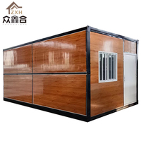 ZXH Casas prefabricadas contemporáneas Precio barato Portátil Fácil plegable Fabricado Estructura de acero expandible Casa contenedor para hotel