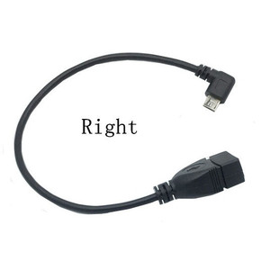 Adaptador Micro USB a USB de 90 Grados en Ángulo Recto, Cable de Datos OTG para Teléfono Móvil - Product Image 3