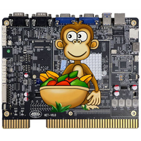 AstroGame 2 en 1 HET: Tablero de Juego de Habilidad con Pantalla Única y Doble, PCB Operado por Monedas, Tablero Multijuego para Máquina de Entretenimiento Arcade