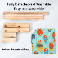 Lit surélevé pour animaux de compagnie, style hamac, écologique, imperméable, durable, rafraîchissant, carré, pour le camping, toutes saisons, tissu amovible et lavable