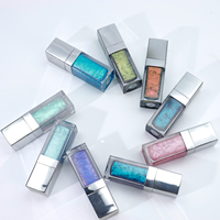 Kosmetik Kecantikan Lipstik Cair Duochrome Chameleon Holographic Shimmer Lipgloss Oem Glitter Makeup Chameleon Lip Gloss