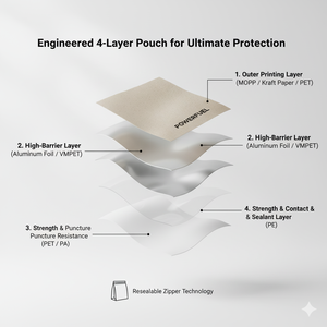 גימור מט מודפס מותאם אישית גימור גבוהה-עורך סטנד אפ רוכסן תיק פלסטיק עבור אבקת חלבון מי גבינה תוספת אריזה - Product Image 2