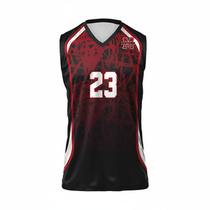 Camiseta Deportiva Sublimada Personalizable sin Mangas, Talla Grande, al Mejor Precio al por Mayor, Jersey de Voleibol Personalizado 100% Poliéster - Product Image 1