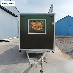 Camiones de Comida Móviles con Calefacción, Remolque Multifuncional de Aluminio y Fibra de Vidrio para Venta de Hot Dogs y Comida Rápida con Papas Fritas - Product Image 2