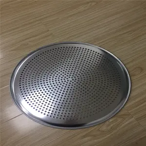 Professionele Regelmatige Schroef Mond Gietijzeren Bakken 14 Inch Pizza Pan Voor Groothandel