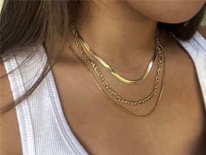 Collar personalizado de eslabones cubanos, COLLAR COLGANTE en blanco por sublimación, cadena personalizada, collares largos de moda para mujer - Product Image 5