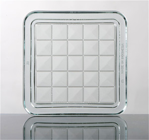 Dalles de <span class=keywords><strong>pavé</strong></span> en <span class=keywords><strong>verre</strong></span> cristallin solide – Revêtement de sol de qualité industrielle, résistant aux taches et imperméable pour chambre, escalier, serre - Product Image 1