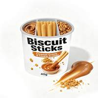 Bâtonnets de biscuits Bestar à la crème caramel et aux miettes de biscuits 40g – Bonbons en vrac pour enfants – Vente en gros – Approvisionnement direct usine