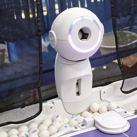 Máquina Portátil de Lanzamiento de Pelotas de Tenis, Robot Inteligente de Tenis de Mesa, Entrenador de Tenis de Mesa con Múltiples Funciones para Canchas y Clubes