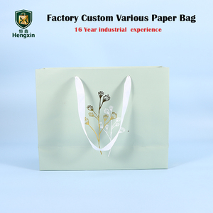 Bolsa <span class=keywords><strong>de</strong></span> Regalo <span class=keywords><strong>de</strong></span> <span class=keywords><strong>Papel</strong></span> Reciclado Hecha <span class=keywords><strong>a</strong></span> <span class=keywords><strong>Mano</strong></span> <span class=keywords><strong>de</strong></span> Lujo con Impresión <span class=keywords><strong>de</strong></span> Logotipo Personalizado, Reutilizable, con Laminación UV y Serigrafí<span class=keywords><strong>a</strong></span> - Product Image 2