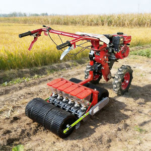 Máquina sembradora de verduras de 10 filas alimentada por gasolina, repollo, lechuga, apio, cebolletas, hierba, máquina plantadora de semillas de partículas pequeñas - Product Image 2