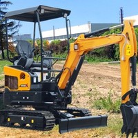 Excavator Crawler Laris Manis 1.6Ton SY16C dengan Garansi 1 Tahun, Mesin & PLC Berdaya Gali Tinggi