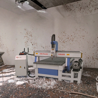 Meilleure machine de découpe et de fraisage du bois 3D à grande vitesse, routeur CNC 4 axes 1300x2500x200mm, moteur de broche 3kW, garantie 1 an