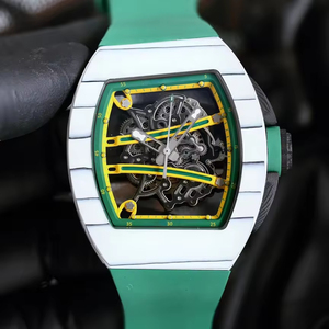 2026 New High-Quality Luxury Men's Mechanical WatchTourbillon Carbon FiberTrendy Sports WatchClassic Barrel-ShapedWatch RM61-01 - Product Image 6