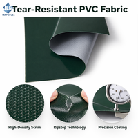 Bâche en toile tissée enduite robuste, imperméable, verte, en plastique, pour couverture de toit, jardin, agriculture, abri de voiture
