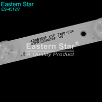 Bande LED de rétroéclairage ES-4512/7 pour téléviseurs TCLL 43 pouces – Barres lumineuses LED à bon prix – Bandes de rétroéclairage de remplacement