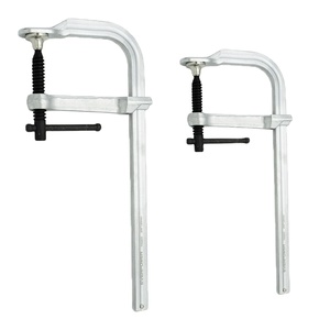Prensa de Barra Tipo F de Alta Resistencia, Forjada, de Garganta Profunda, 100, 120, 140, 180 mm, para Trabajos en Metal, con Mango en T y Almohadilla Giratoria - Product Image 5
