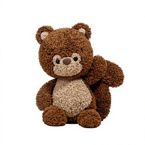 Peluche de Ratón Marrón Zhuoqu, Muñeco de Peluche, Almohada de Peluche, Relleno de Poliéster y Algodón PP, Regalo de Cumpleaños para Niñas - Product Image 1