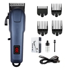 Cortadora de Pelo Eléctrica Profesional con Pantalla Digital, 7000-9000 rpm, Carga USB, Uso en Salón, Cuchillas de Acero Inoxidable - Product Image 5