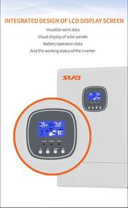 Precio de Fábrica, Sistema Solar Híbrido de 5.5KVA 5000W con Onda Sinusoidal Pura, Salida Única, Conexión a Red/Aislada - Product Image 5
