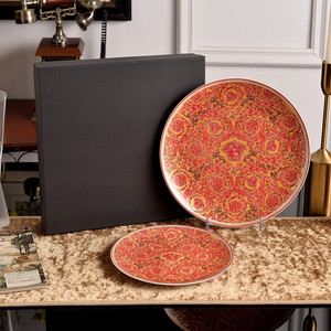 Best-seller Assiettes à dîner et à dessert de luxe en porcelaine osseuse série V meilleures ventes - Product Image 3