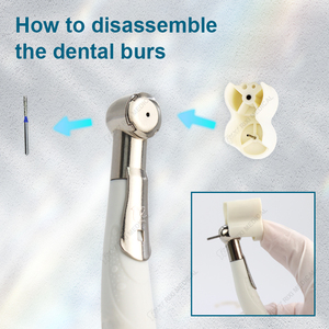 Pieza de mano <span class=keywords><strong>dental</strong></span>, pieza de mano desechable quirúrgica, <span class=keywords><strong>4</strong></span> agujeros, llave de turbina <span class=keywords><strong>dental</strong></span> de alta velocidad, mandril, piezas de mano dentales - Product Image 3