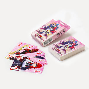 <span class=keywords><strong>Cartas</strong></span> de Juego con Diseño Personalizado de Chicas de Anime Japonés, Estilo Encantador, Impresión de Alta Calidad para Venta en Supermercados - Product Image 6