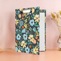 Logo personnalisé Presse-papiers Folio avec pochette de rangement et bloc-notes rechargeable Fournitures scolaires Bureau Padfolio