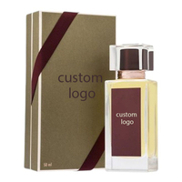 Boîte d'emballage de flacon de parfum personnalisée avec impression personnalisée, boîte rigide supérieure et inférieure, boîte de parfum de luxe unique
