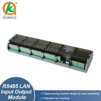 Oshangming 32 DI 32 DO carte de sortie de relais 12V/24V Module de relais RS485 Lan Modbus RTU TCP pour Machine AC DC