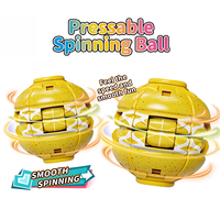 Balle Fidget Spinner à Pression, Jouet Anti-Stress et Anti-Anxiété, Spinner de Bureau pour Enfants et Adultes avec Motifs Fruités