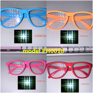 Liquidación de Existencias, Precio Muy Económico, <span class=keywords><strong>Gafas</strong></span> de Difracción de Plástico, 13500 Líneas, Corazón, Espiral, Serie Navideña, <span class=keywords><strong>Gafas</strong></span> Holográficas - Product Image 2