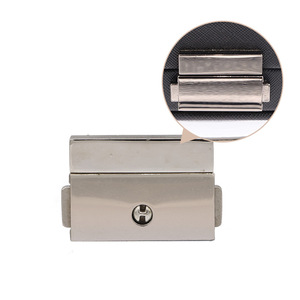 Serrure en métal argenté A010 pour boîte en bois, coffret à bijoux, boîte à parfum, armoire en bois, quincaillerie de sécurité pour rangement - Product Image 1