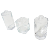 Flacon de parfum vide de luxe personnalisé avec logo, 50 ml, en verre, avec bouchon pulvérisateur, pompe pulvérisatrice, impression sérigraphique transparente