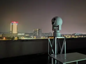 Grenzüberwachung, Hochdefinition-Nebelkamera über große Distanzen, Überwachungskamera für Frühwarnung