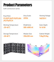 Layar LED UHLED Luar Ruangan Dalam Ruangan HD Latar Panggung Layar LED P3.9 Harga Bagus Sewa Panel Layar Video LED