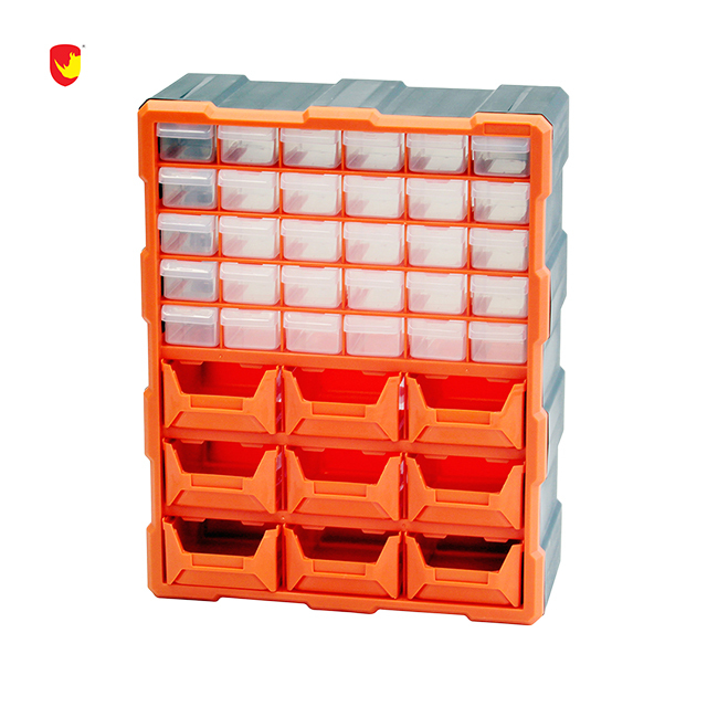 PP Plastic Injection Molding Wall Mounted Multi-functional Storage Tool Box with Drawers for Electric Components and Parts