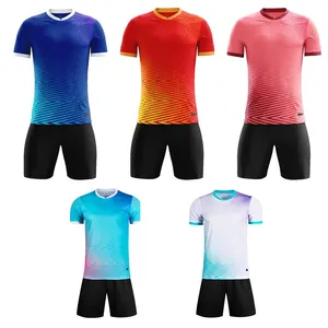 Nuevas camisetas de fútbol Impresión por sublimación Camisetas de fútbol Camiseta Uniforme de fútbol Camiseta de fútbol para equipo y Club