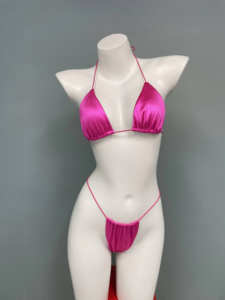 2025 High Quality Two-Piece Women's <strong>Swimsuit</strong> Sexy <strong>Bikini</strong> Beachwear <strong>Thong</strong> Style Manufactured with Spandex/Nylon - Product Image 3