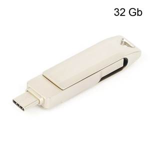Golden <b>32Gb</b> USB Flash Drive OTG <b>Memory</b> <b>Stick</b> For Phone And Computer Data Storage - Product Image 3