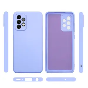 Colorido mate suave de silicona TPU caso de teléfono para samsung A52 caso para samsung A51 4G A32 A32 5G