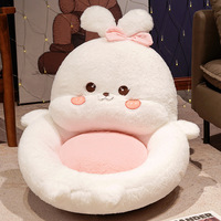 Sofá cama de animales de dibujos animados con diseño de oso al por mayor, sofá cama con asiento de animales de peluche divertidos y esponjosos