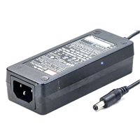 Adaptateur secteur industriel AC-DC série GST Mean Well, 40W à 120W, plusieurs options de prise DC, 12V 24V 48V