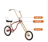 4OEM Chopper sepeda Retro/garpu panjang ekstra sepeda Harley sepeda lainnya